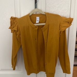 Alice & Ames golden mustard cardi 7